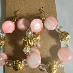 Cute handmade hoop earrings